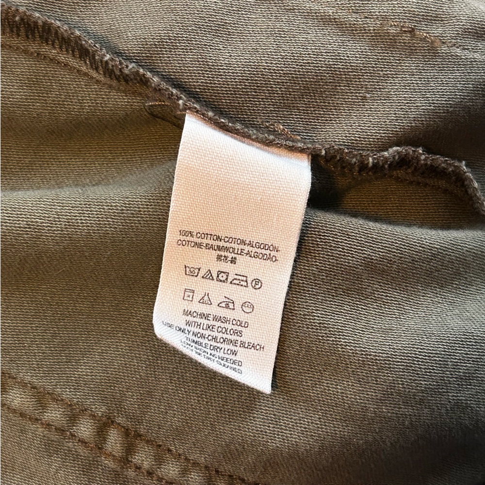 Free People Not Your Brothers Surplus Military Jacket Army Green Cotton Size M - Picture 7 of 14